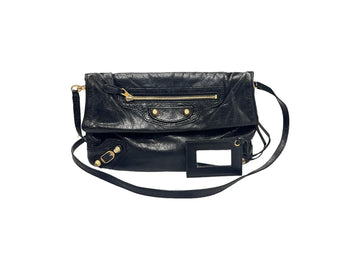 Balenciaga Giant Envelope Crossbody Bag Black 327079 111016309