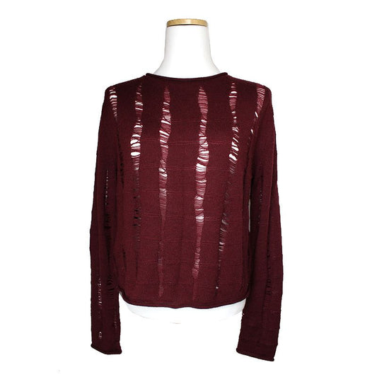 Alexander Wang Burgundy Knit Top 44, 55 111025035