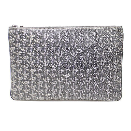 GOYARD グレー スペシャル カラー ゴヤディン キャンバス セナ MM クラッチ EP50650GO 111123091