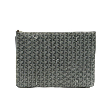 GOYARD Graue Spezialfarbe ian Canvas Sena MGM Clutch APMSENAT2-MGM-51 111130036