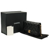 CHANEL Black Grained Calfskin Caviar Gold Flap Melody Chain Shoulder Bag (Embedded Chip) AS3165 111131052 [P]