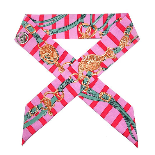 Hermes Silk Twilly Scarf L253012 111238207