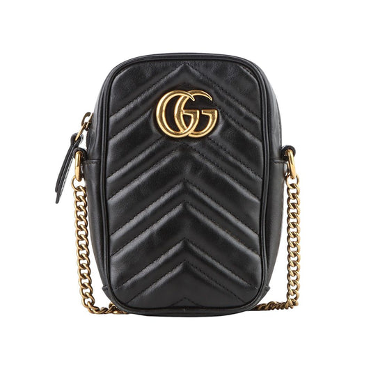 GUCCI 598597 GG マモント マトラッセ ミニ クロスバッグ 33403 111345500