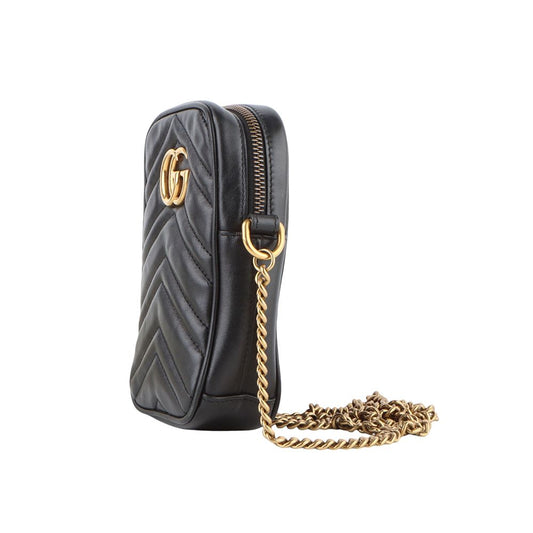 GUCCI 598597 GG マモント マトラッセ ミニ クロスバッグ 33403 111345500