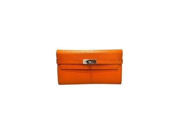 HERMES Kelly Damen Langbörse Epsom mit Silberbeschlägen 111349709