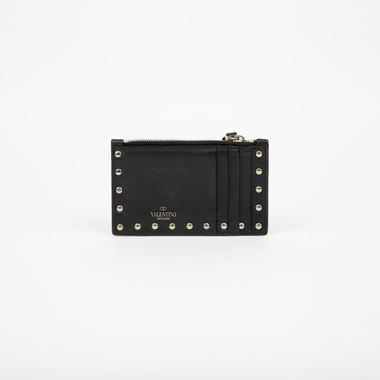 Valentino Rockstud Zip Card Case Wallet 2P0548 111114676