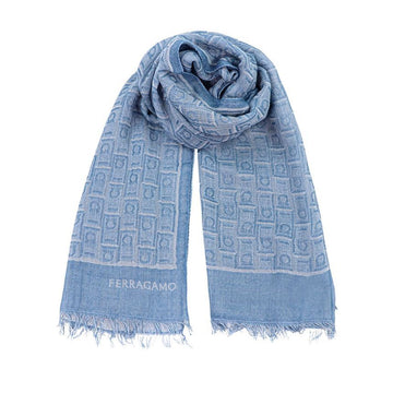 SALVATORE FERRAGAMO Gancini Monogramm Druck Baumwolle Schal 520118-0776124 112234609