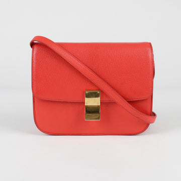 CELINE 164173 Klassische Box Medium Schultertasche 111325789