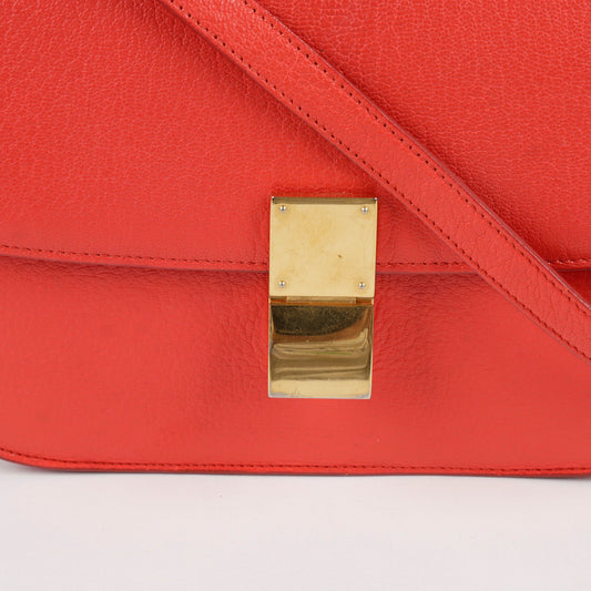 CELINE 164173 クラシック ボックス ミディアム ショルダーバッグ 111325789
