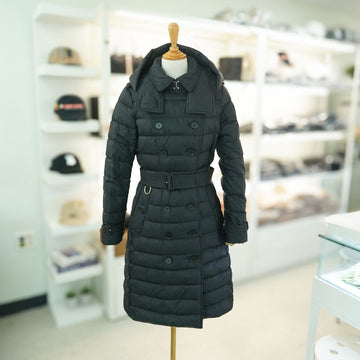 Burberry Hooded Long Padded Dalmerton 80613691 Black Down 112421708