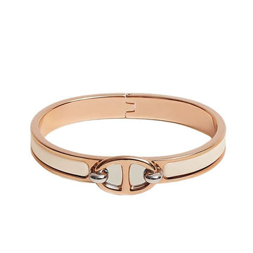 Hermes Mini Click Bracelet Cream Rose Gold H209000FO85PM 112421903