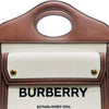 Burberry Two-Tone Canvas Leather Horseberry Mini Pocket Tote Crossbody Bag 8039361 112434910 [P]