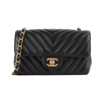 CHANEL Classic Chevron Lambskin New Mini Chain Crossbody Bag A69900 33423Y 112576277