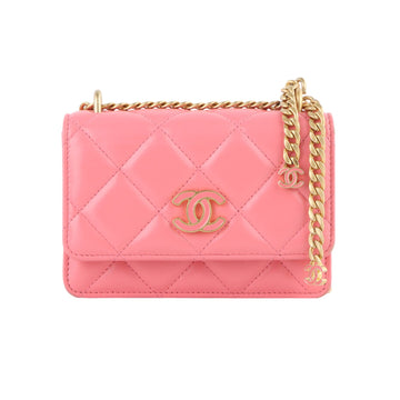 CHANEL AP2635 Lambskin Mini Flap Enamel Gold Metal Crossbody Bag 33424-2 112578966