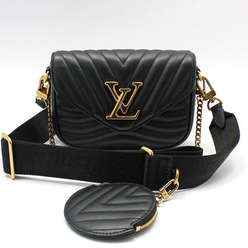 LOUIS VUITTON M56461 Schwarz Neue Welle Multi Pochette Crossbody 001 112584713