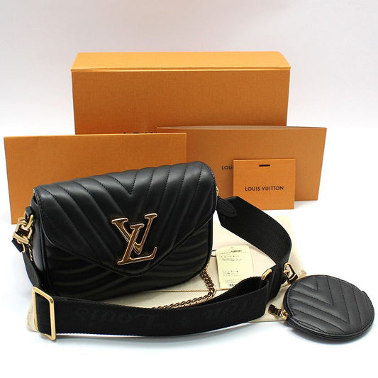Louis Vuitton M56461 Black New Wave Multi Pochette Crossbody 112584713