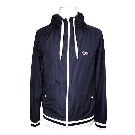 MAISON KITSUNE メゾンキツネ ネイビー ウインドブレーカー メンズ ジャケット 90 112729588