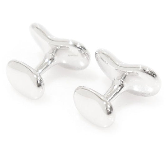 Tiffany & Co Elsa Peretti 18MM Open Design Cuff Links 925 Sterling Silver 73629TF 112870087