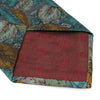 A TESTONI 100% Seide graue Blattmuster Krawatte CO51461AT 112887856 [P]