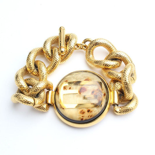 Fendi Bold Chain Gold Bracelet 113072175