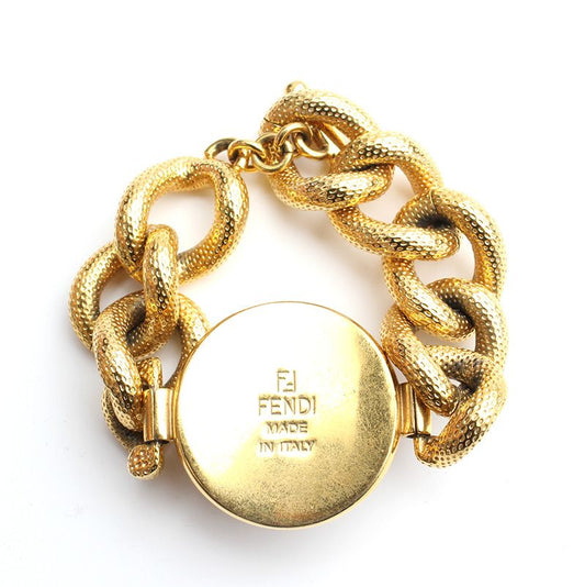 Fendi Bold Chain Gold Bracelet 113072175