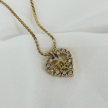 DIOR ハートクリスタルネックレス L240726-01 113130394