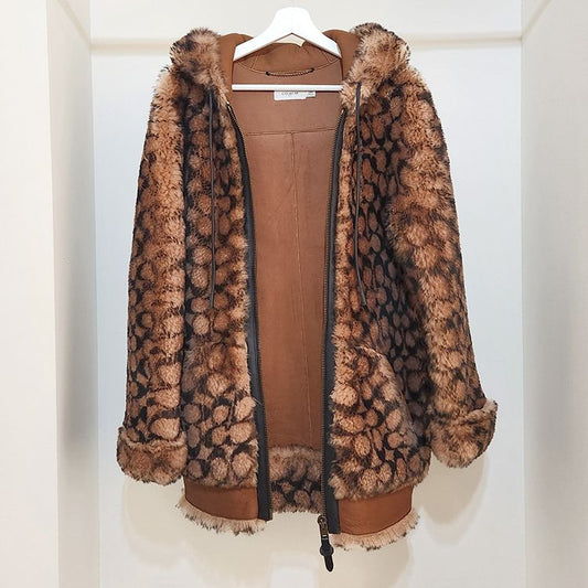 Coach Mouton Shearling Jumper 114173621