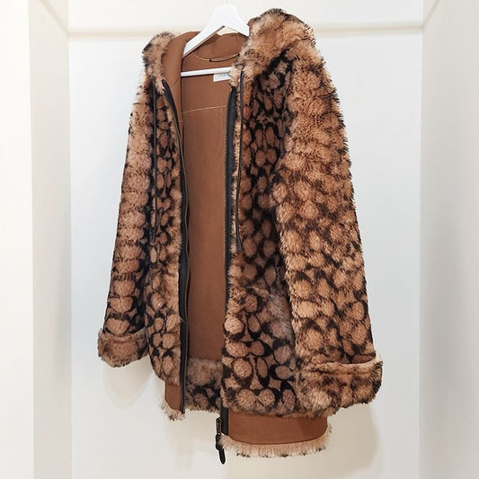 Coach Mouton Shearling Jumper 114173621