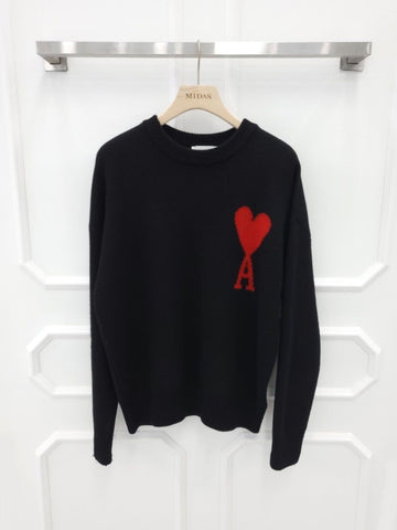 AMI Big Heart Intarsia Strickpullover M 114303214