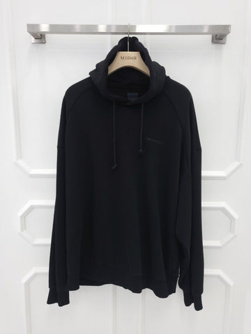 JUUN.J Schwarze Grafikdruck-Logo-Stickerei-Hoodie L 114313123