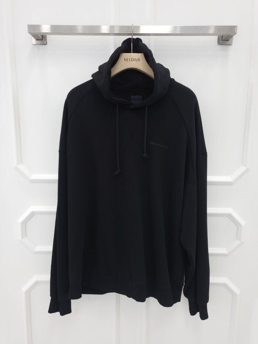 Juun.j Black Graphic Printed Logo Embroidery Hoodie L 114313123