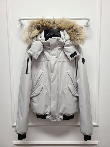 NOBIS コンクリートグレー・ディラン・フード・ボンバージャケット 114316292