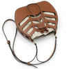 CHLOE Braun Cayenne Runde Bucket Kleine Crossbody Tasche CHC22US479 114317038 [P]