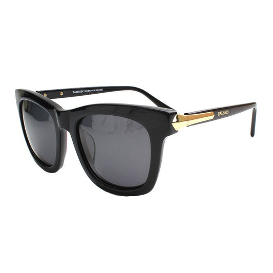 Balmain Black Gold Rim Sunglasses 114335140