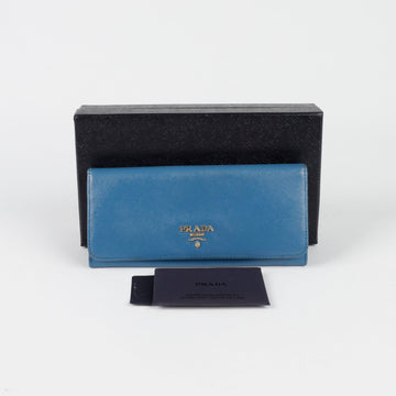 Prada 1M1132 Metal Logo Long Wallet 114302146