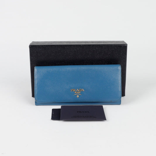 Prada 1M1132 Metal Logo Long Wallet 114302146