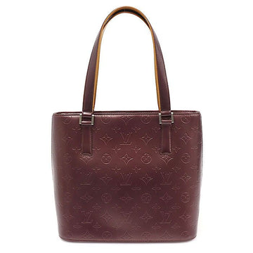 LOUIS VUITTON M55116 Lila Monogram Matt STOCKTON Tote Schultertasche 114397458