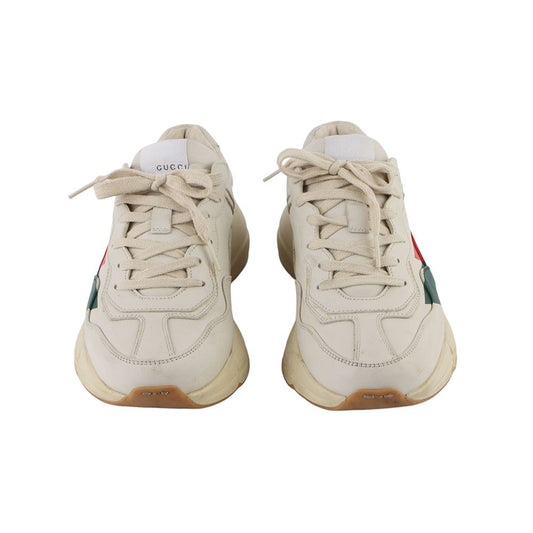 Gucci 523535 Striped Rhyton Sneakers Size 5 / 33502K 114514346