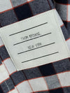 THOM BROWNE 三線ヒドンチェックシャツ MWL010 0437 114551653 [P]