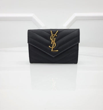 SAINT LAURENT モノグラム エンベロープ ゴールド金具 財布 114579308