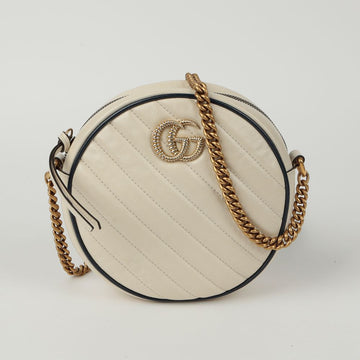 GUCCI 550154 GG マモン ミニ ラウンド ショルダー クロスバッグ 153495609