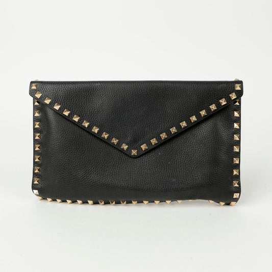 Valentino Rockstud Envelope Clutch Bag 114355716