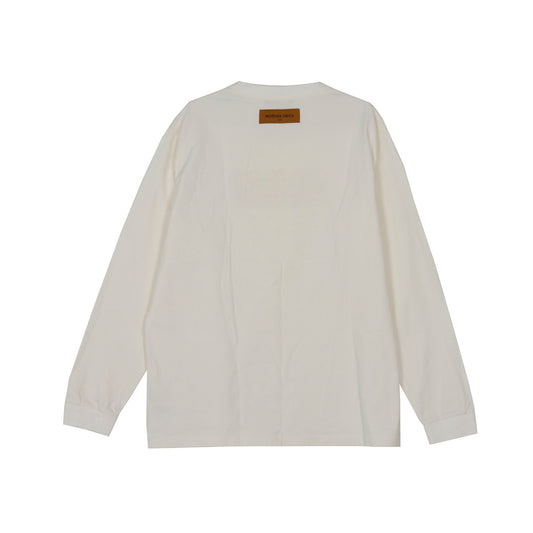 LOUIS VUITTON エンボスド ロングスリーブ Tシャツ XXL サイズ 1A8ZNX 114302350