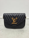 Louis Vuitton Black New Wave Multi Pochette Crossbody 114728420 [P]