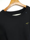 OFF WHITE L ブラック アクリル アロー スウェット OMBA025F19E30010 114746033 [P]