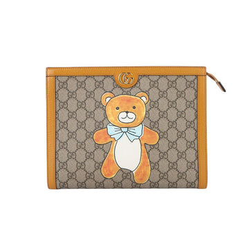GUCCI 660513 GGシュプリーム X カイ コラボ限定版クラッチバッグ 33531K-1 114800499