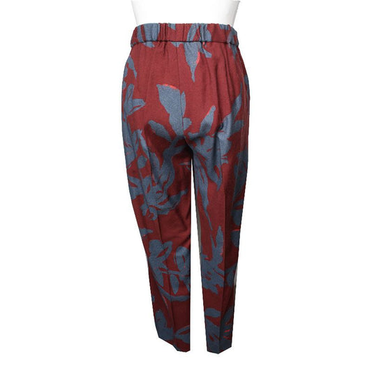DRIES VAN NOTEN ドリス・ヴァン・ノッテン ウールプリントバンディングパンツ 55, 66 114804320
