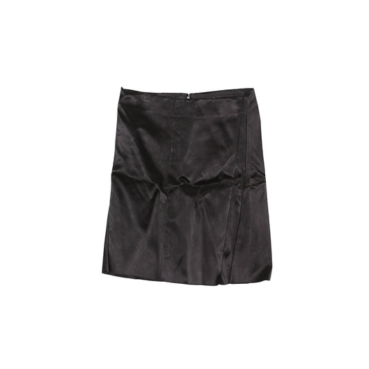 CELINE 38サイズ 2 2H91 ブラック キュプロ スカート 50549056