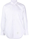 THOM BROWNE Verstecktes Oxford-Hemd Light Blue MWL010E F0313 480, Weiß MWL010E F0313 100 114887041 [P]