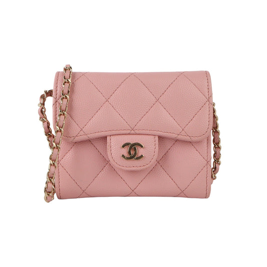 CHANEL Classic Caviar Mini WOC Chain Card Wallet 33540Y-2 114887663